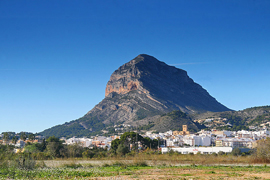 De berg Montgo in Javea